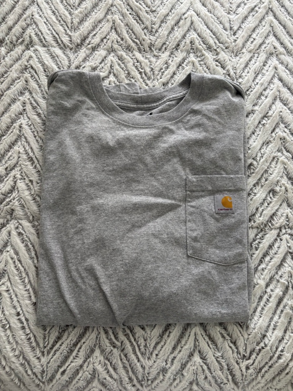 Carhartt Heather Gray Loose Fit Crewneck Tee